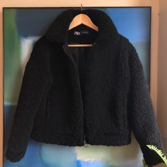 Zara Jackets & Blazers - Zara teddy bear jacket